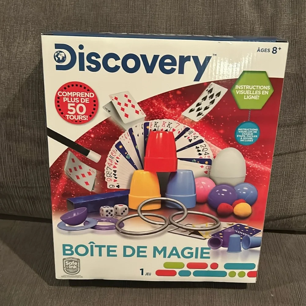 Discovery Box of magic - over 50 tricks NEW